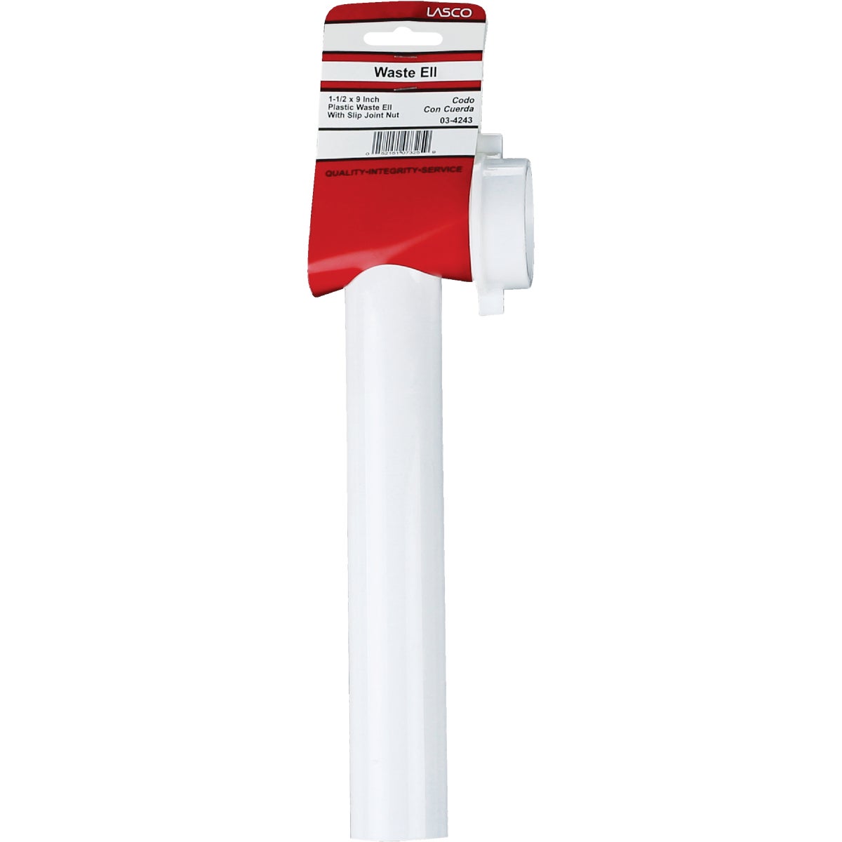 Lasco 1-1/2 In. OD x 9 In. Slip Joint Waste Arm Image 2