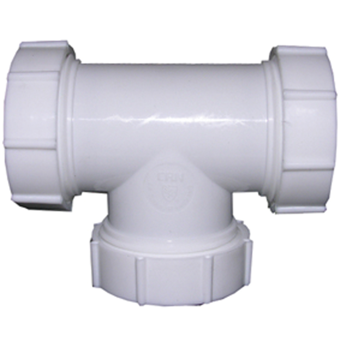 Lasco 1-1/2 In. OD White Plastic Tee Image 1