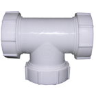 Lasco 1-1/2 In. OD White Plastic Tee Image 1