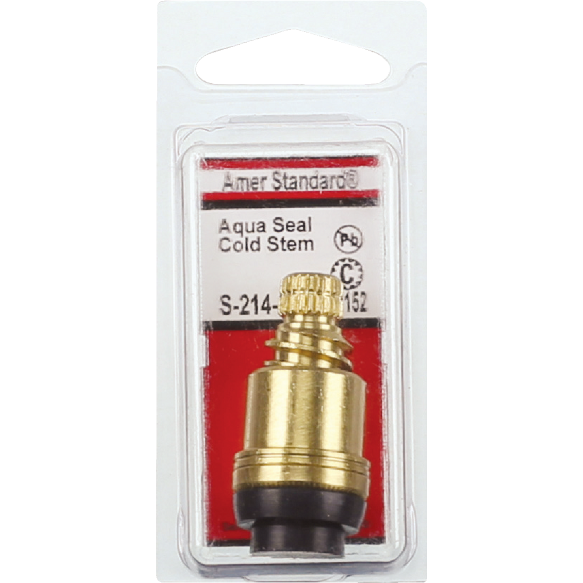 Lasco Cold Water American Standard Aqua Seal No. 2151 or No. 2152 Faucet Stem Image 2
