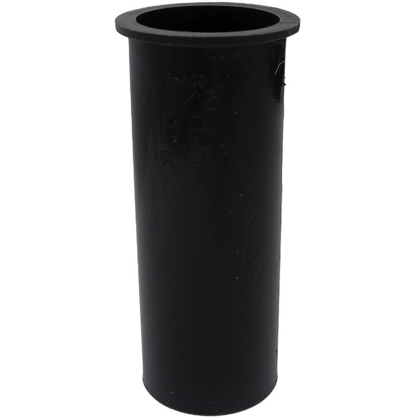 Lasco 1-1/2 In. OD x 4 In. Black Plastic Tailpiece Image 1