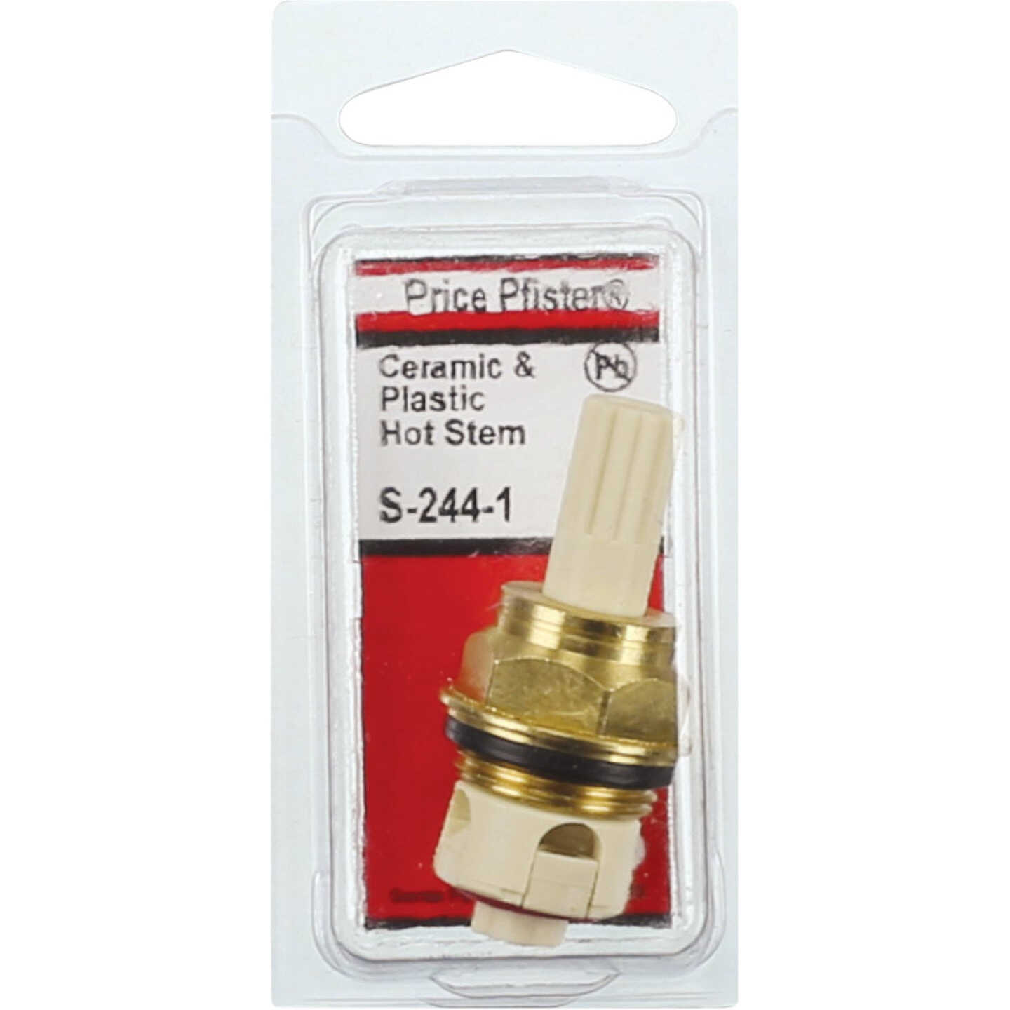 Lasco Hot Water Price Pfister No. 2077 or No. 2078 Faucet Stem Image 2