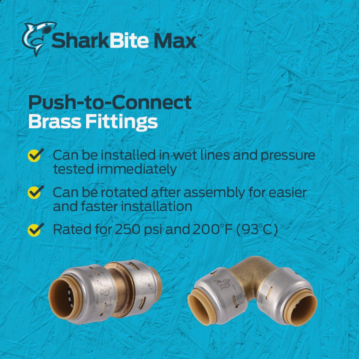 SharkBite 1/2 In. Brass Push-Fit Slip Ball Valve Image 5