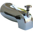 Lasco 4-Way Chrome Plated Bathtub Spout with Diverter Image 1