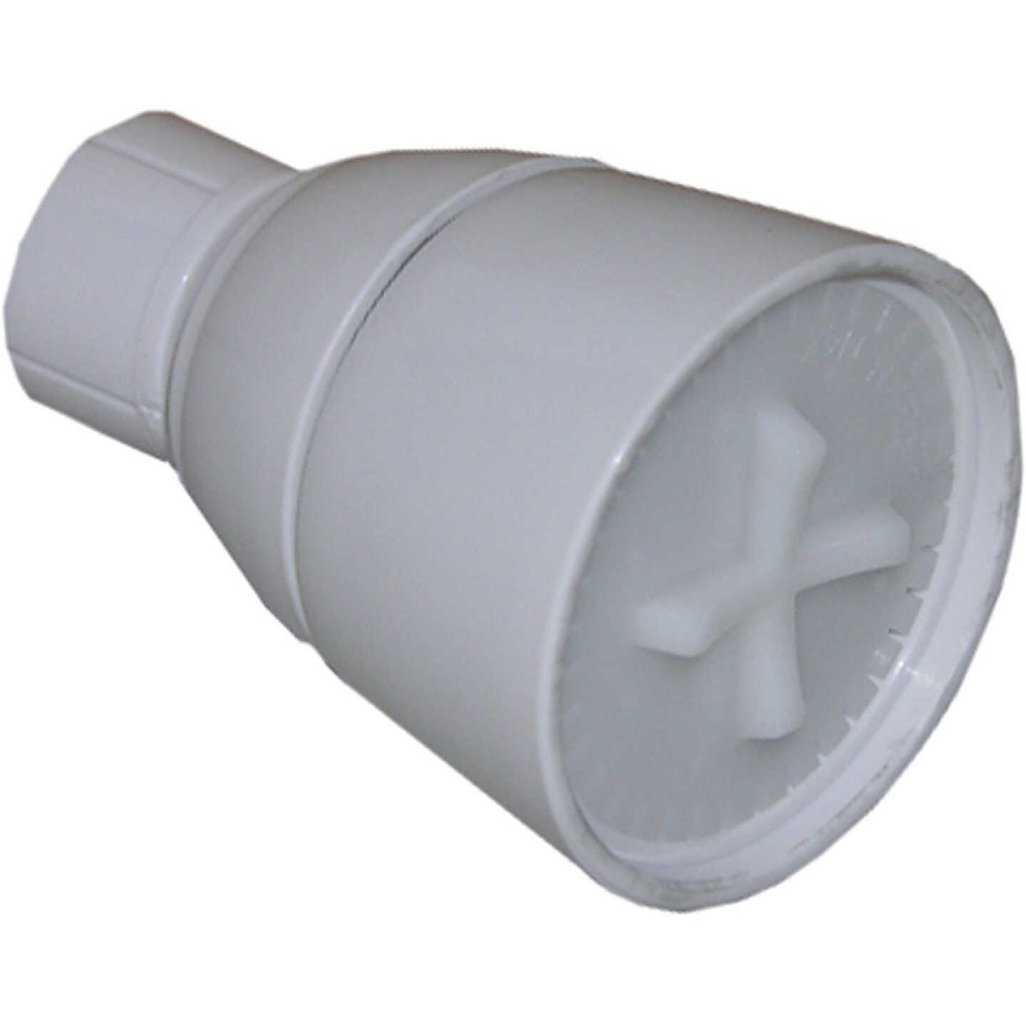 Lasco 1-Spray 2.5 GPM Fixed Shower Head, White Image 1