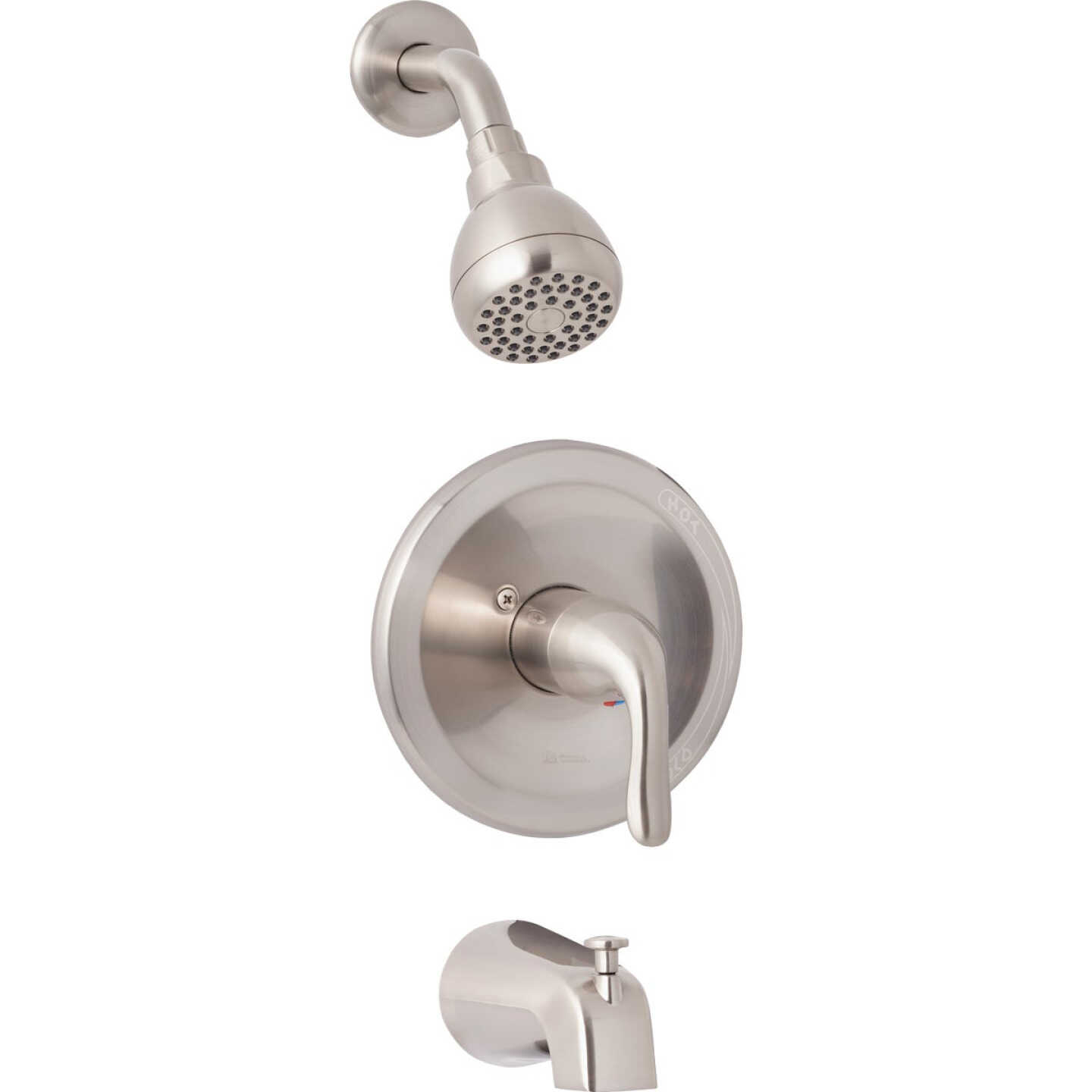 Home Impressions Brushed Nickel Single-Handle Metal Lever Tub & Shower Faucet Image 1