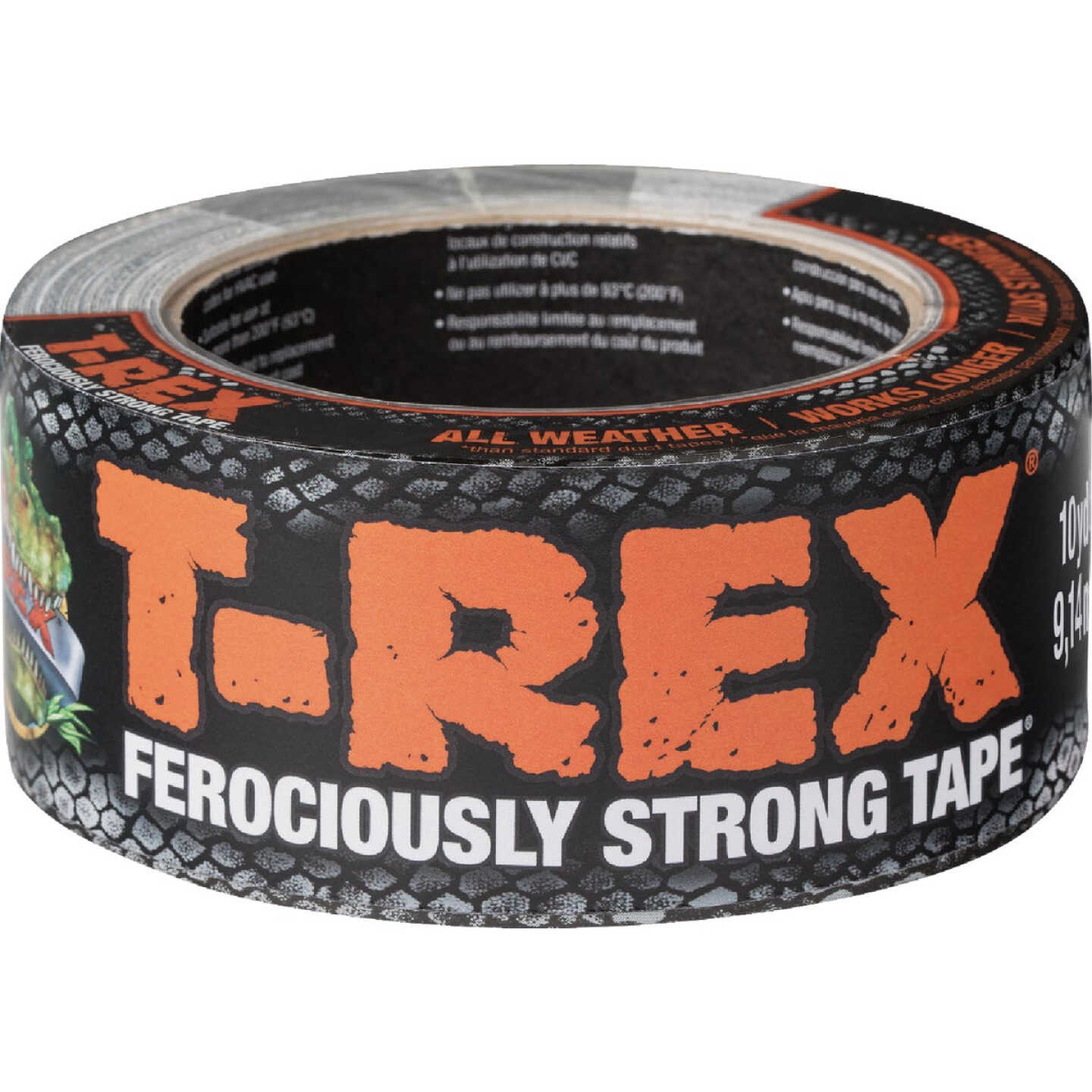 T-REX 1.88 In. x 10 Yd. Duct Tape, Gray Image 1