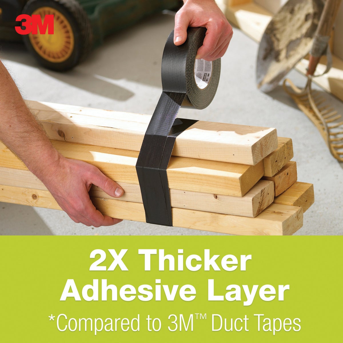 3M 1.88 In. x 30 Yd. Extreme Hold Duct Tape, Black Image 5