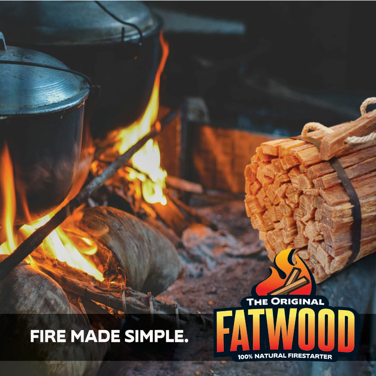 Fatwood 4 Lb. Bundled Fire Starter Image 6