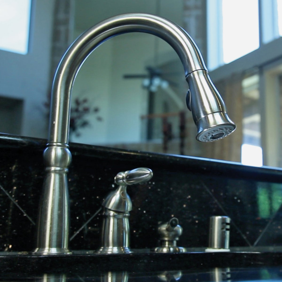Danco Smart Spray 1.5 GPM Stainless Steel Kitchen Faucet Replacement Pull Down Spray Head Image 3