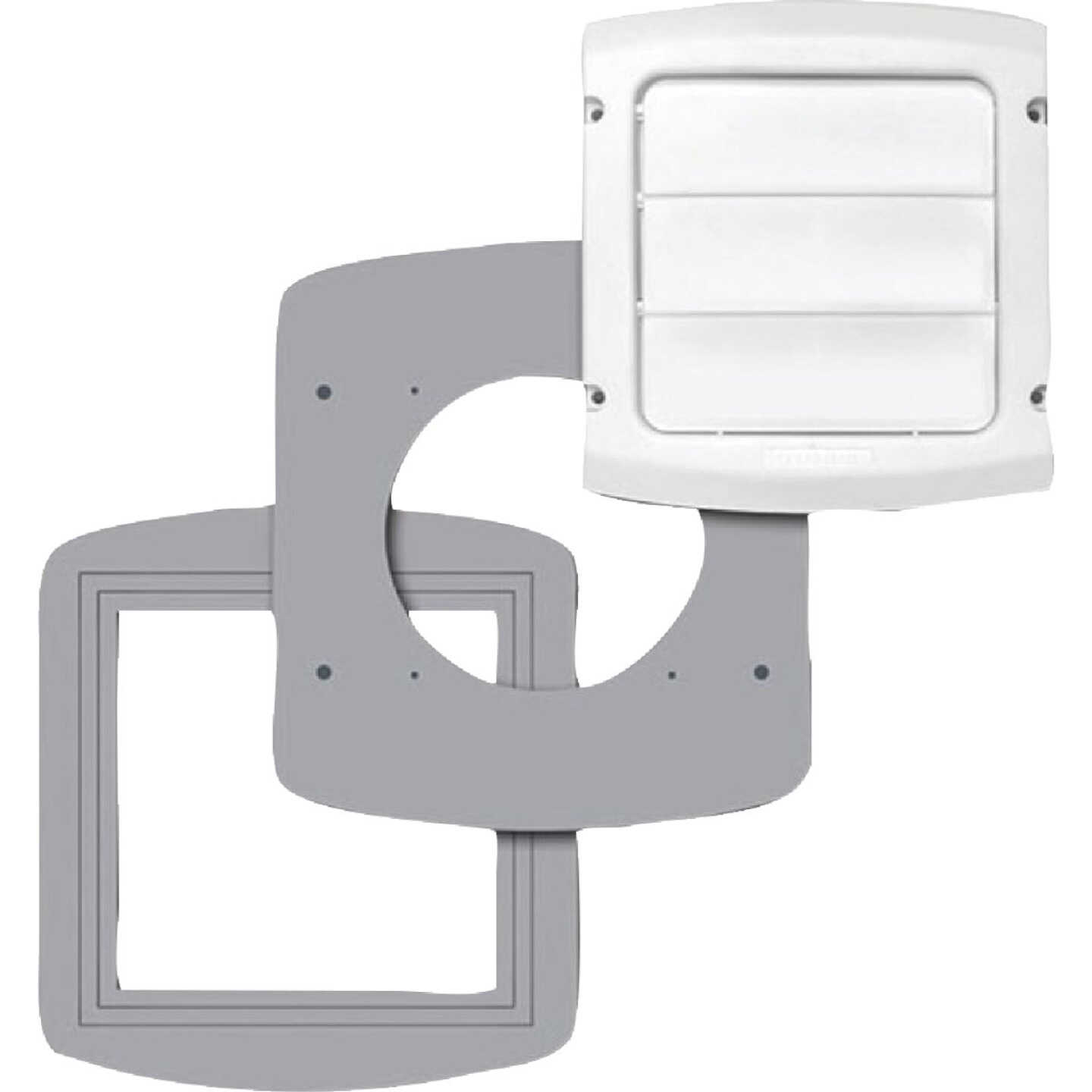 Dundas Jafine EzFix 4 In. White Plastic Replacement Vent Cap & Gasket Kit Image 3