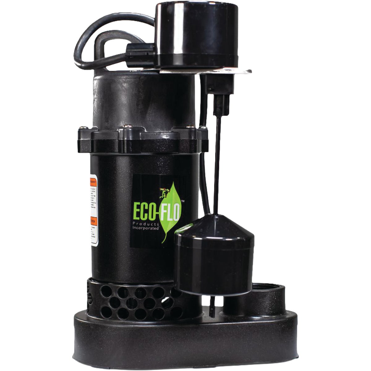 ECO-FLO 1/3 HP Vertical Switch Submersible Thermoplastic Sump Pump