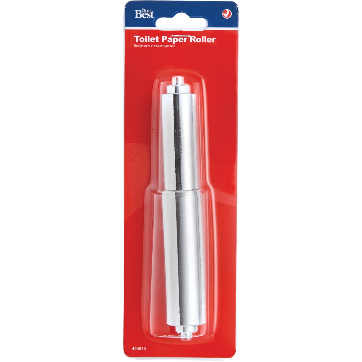Do it Best Chrome Plastic Toilet Paper Replacement Roller Image 2