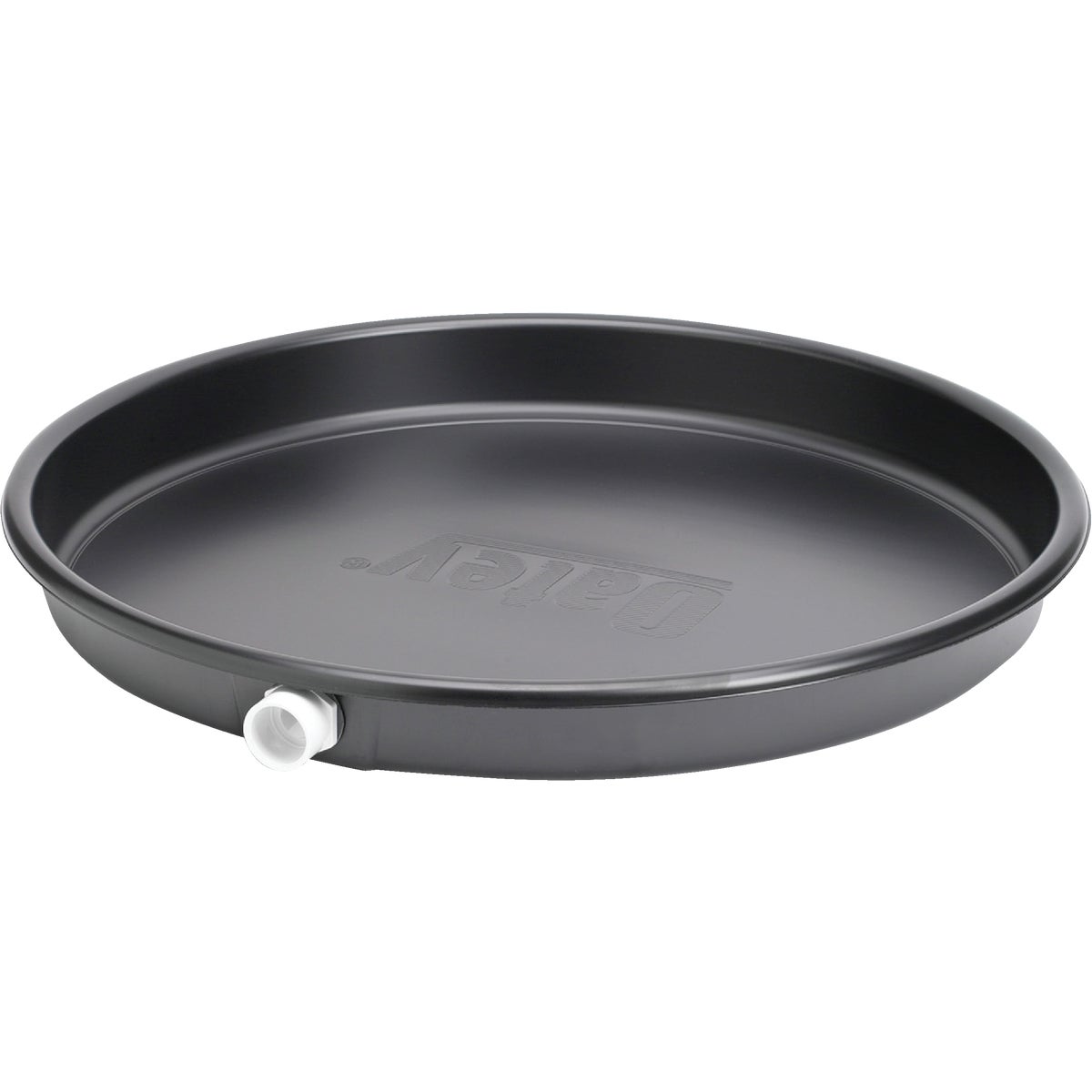 Oatey 24 In. Dia. Plastic Water Heater Drain Pan with 1 In. to 1-1/2 In. PVC Adapter