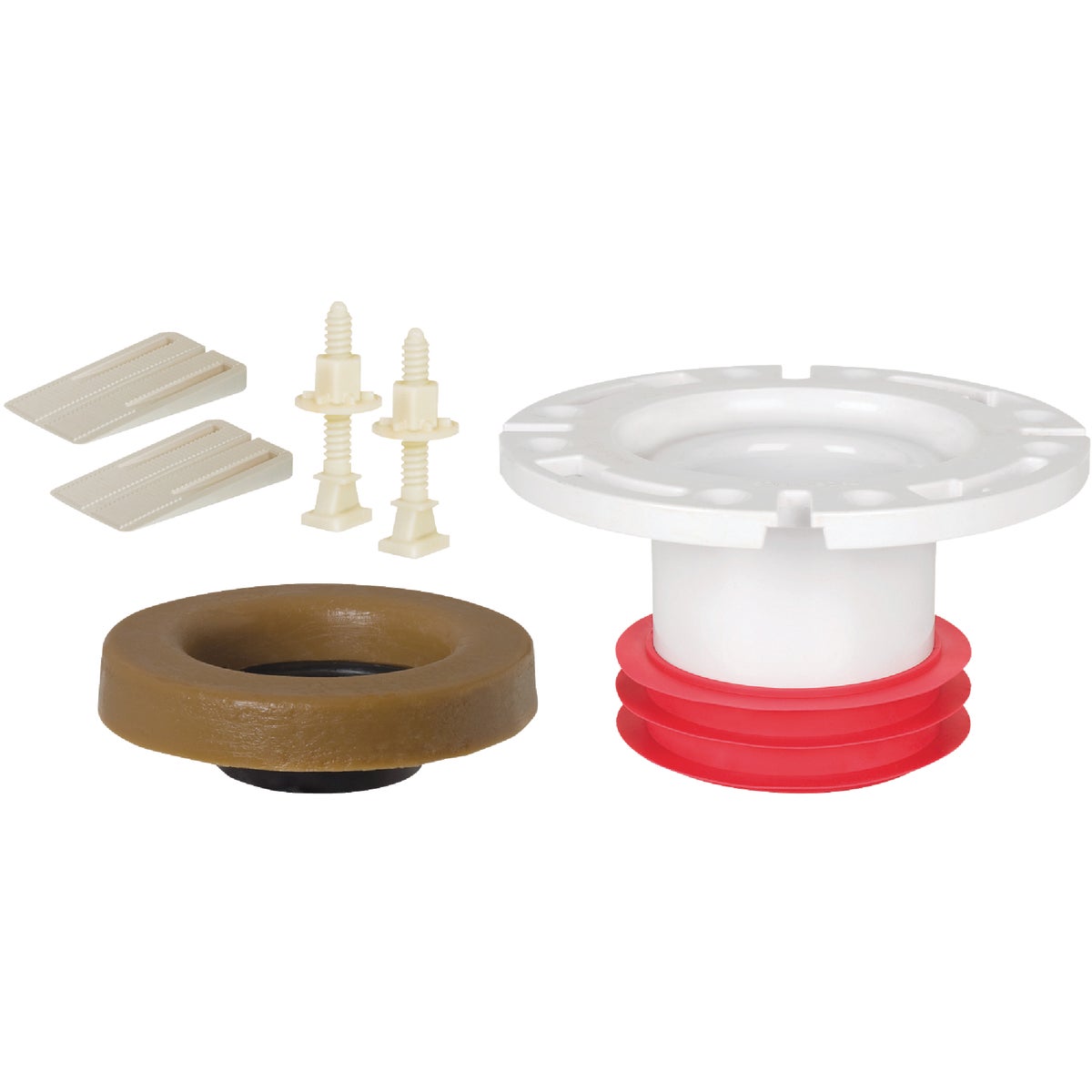 Sioux Chief 4 In. Schedule 40 DWV Push-Tite PVC Closet Flange Image 1