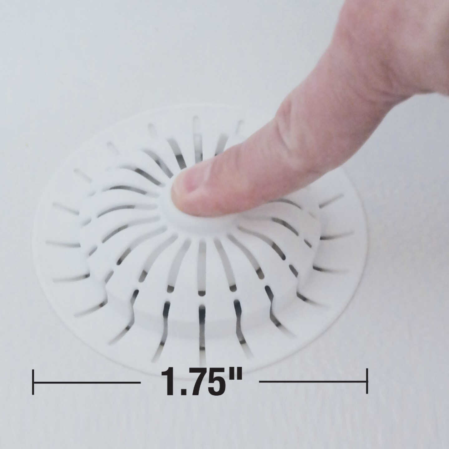 Danco Standard Size Suction Cup Silicone Tub Drain Strainer Image 5