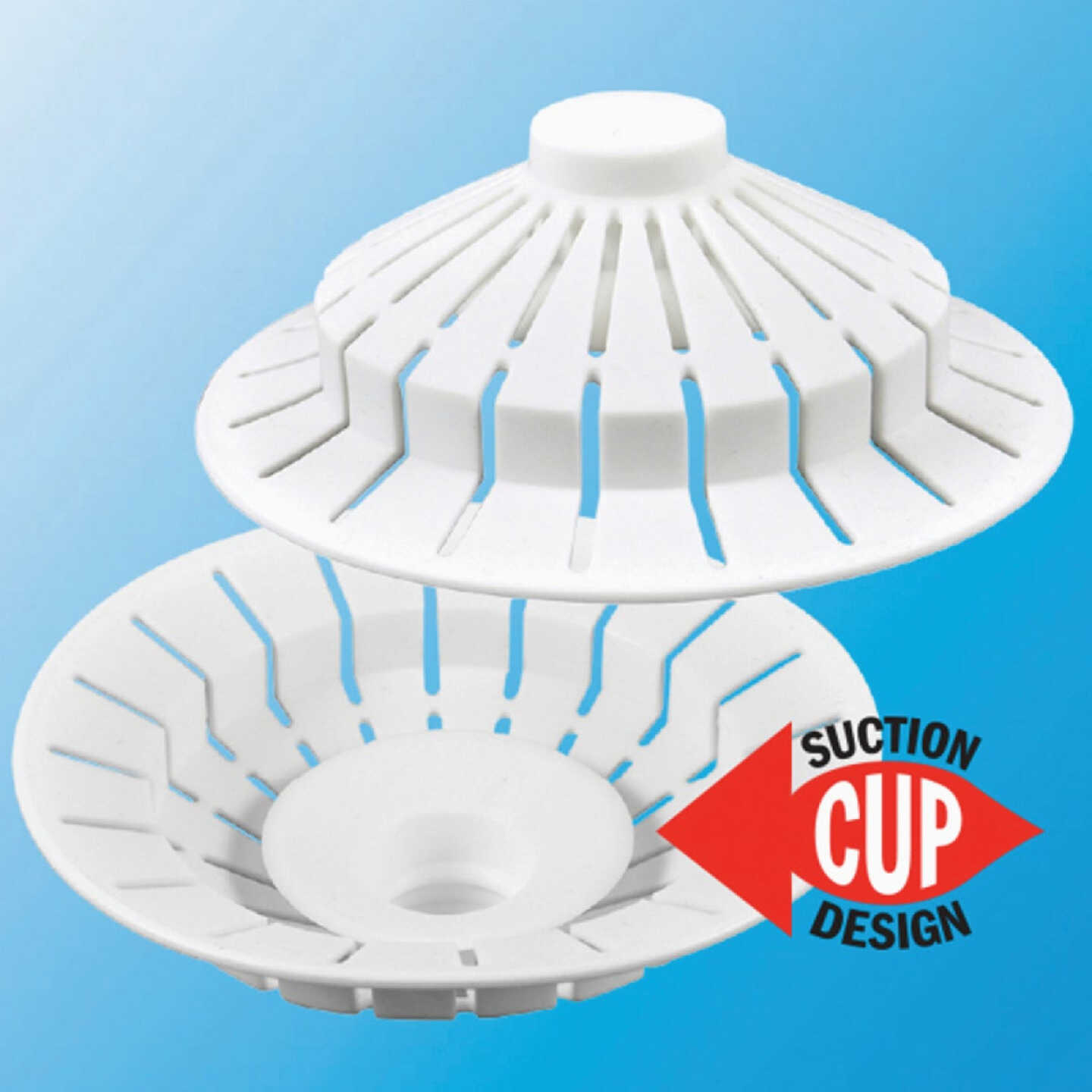 Danco Standard Size Suction Cup Silicone Tub Drain Strainer Image 3