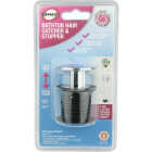 Danco 1-1/2 In. 2-in-1 Hair Catcher and Tub Drain Strainer with Chrome Finish Image 5