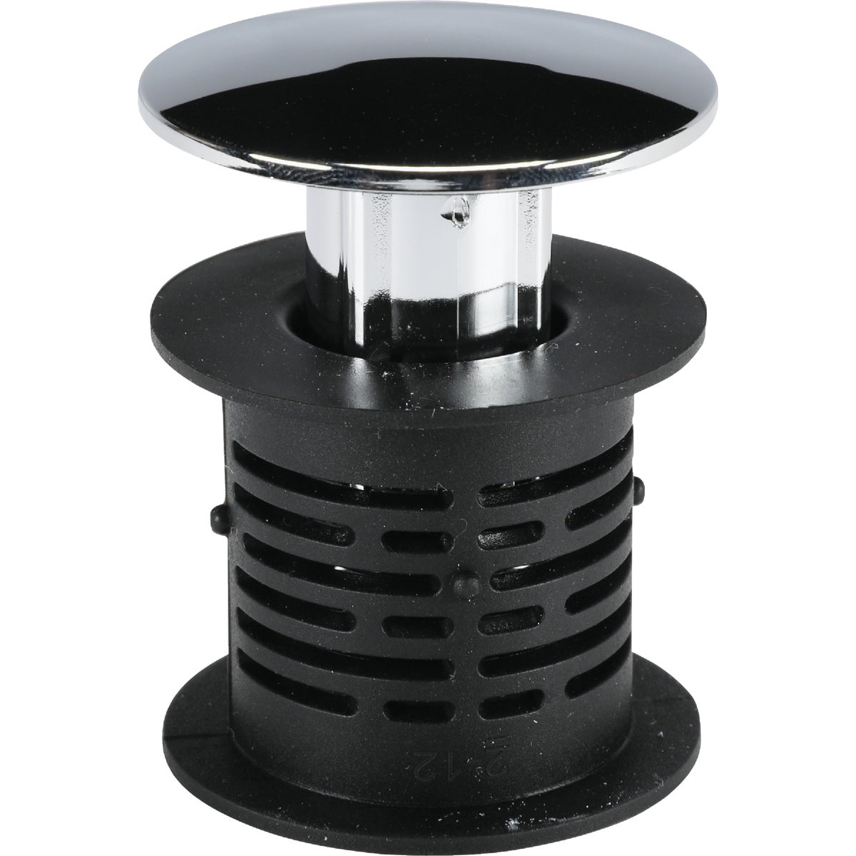 Danco 1-1/2 In. 2-in-1 Hair Catcher and Tub Drain Strainer with Chrome Finish