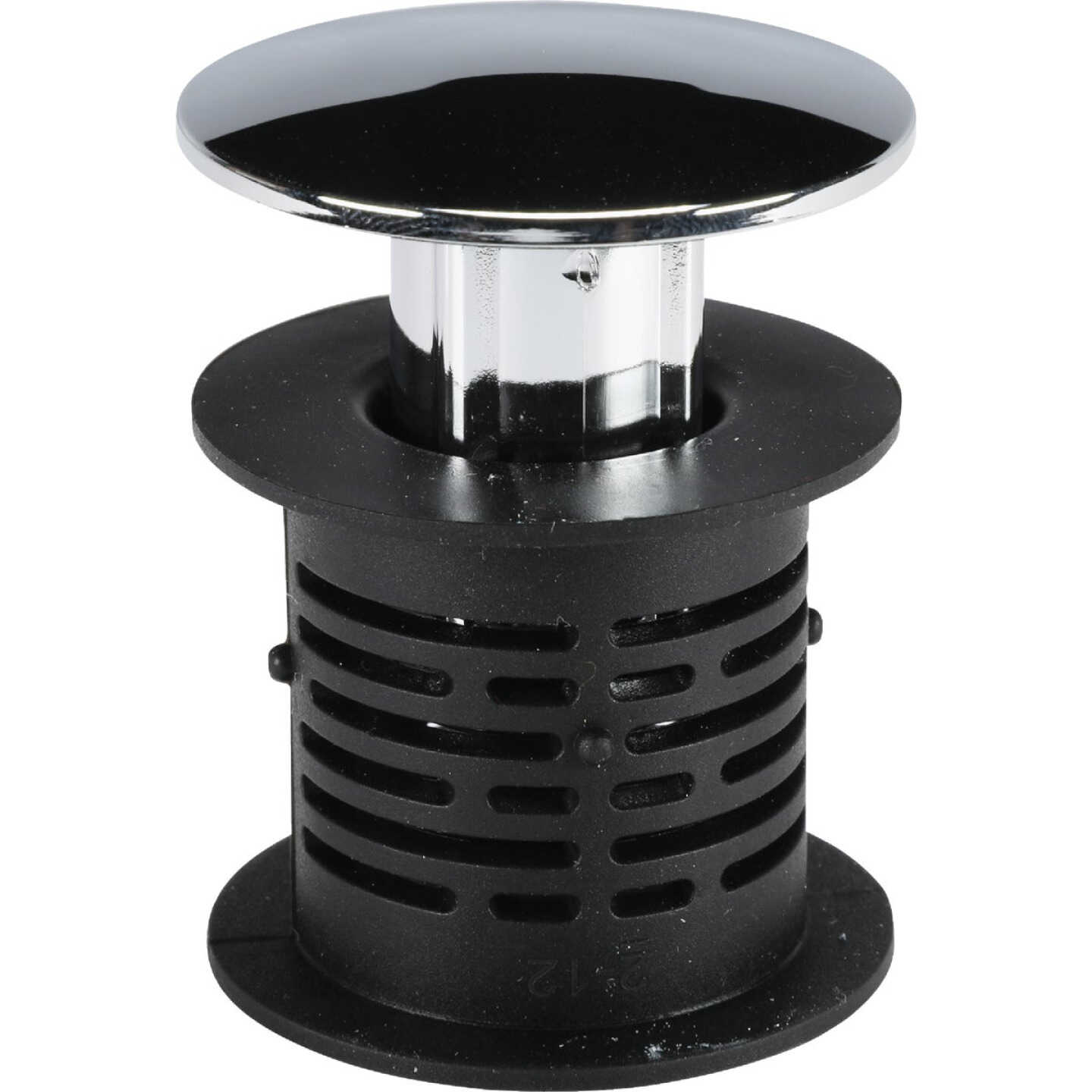 Danco 1-1/2 In. 2-in-1 Hair Catcher and Tub Drain Strainer with Chrome Finish Image 1