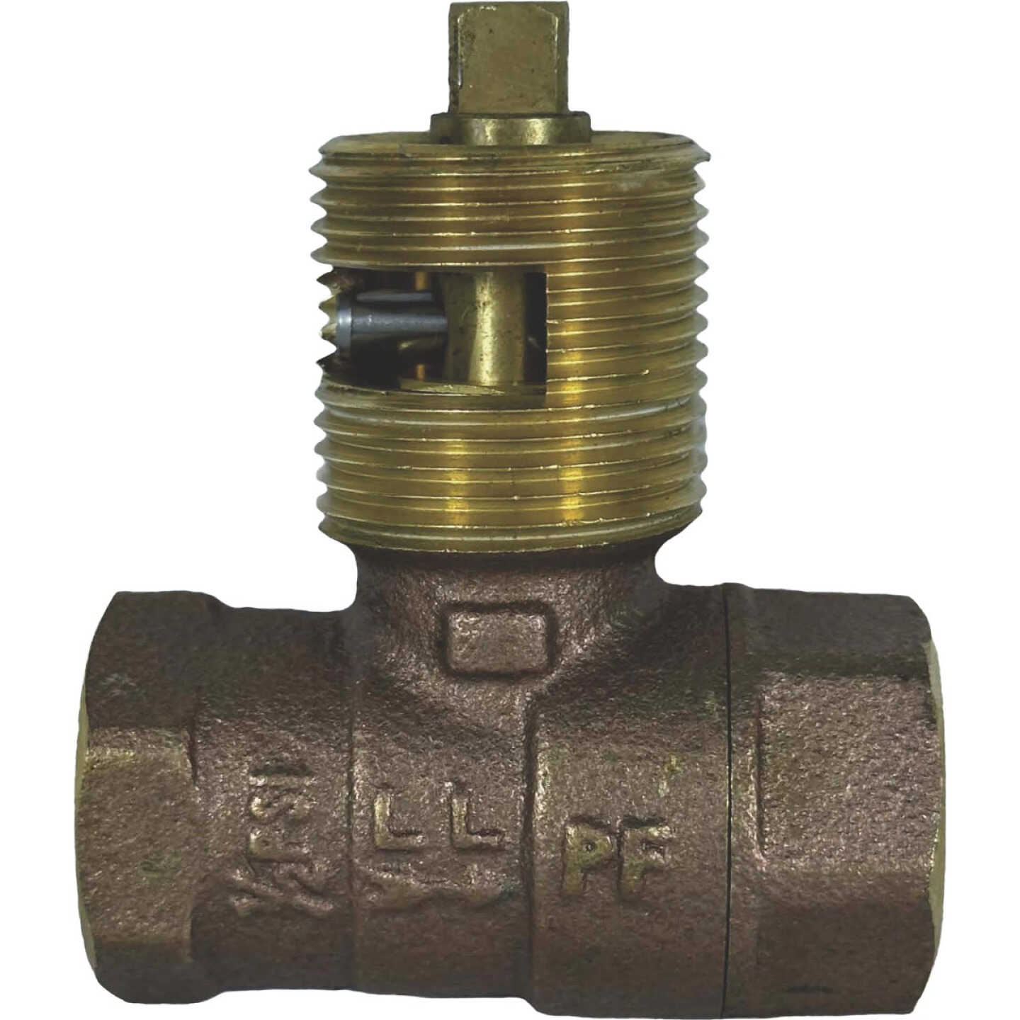 Blue Flame 1/2 In. Brass Quarter-Turn Straight Ball Gas Valve Image 1