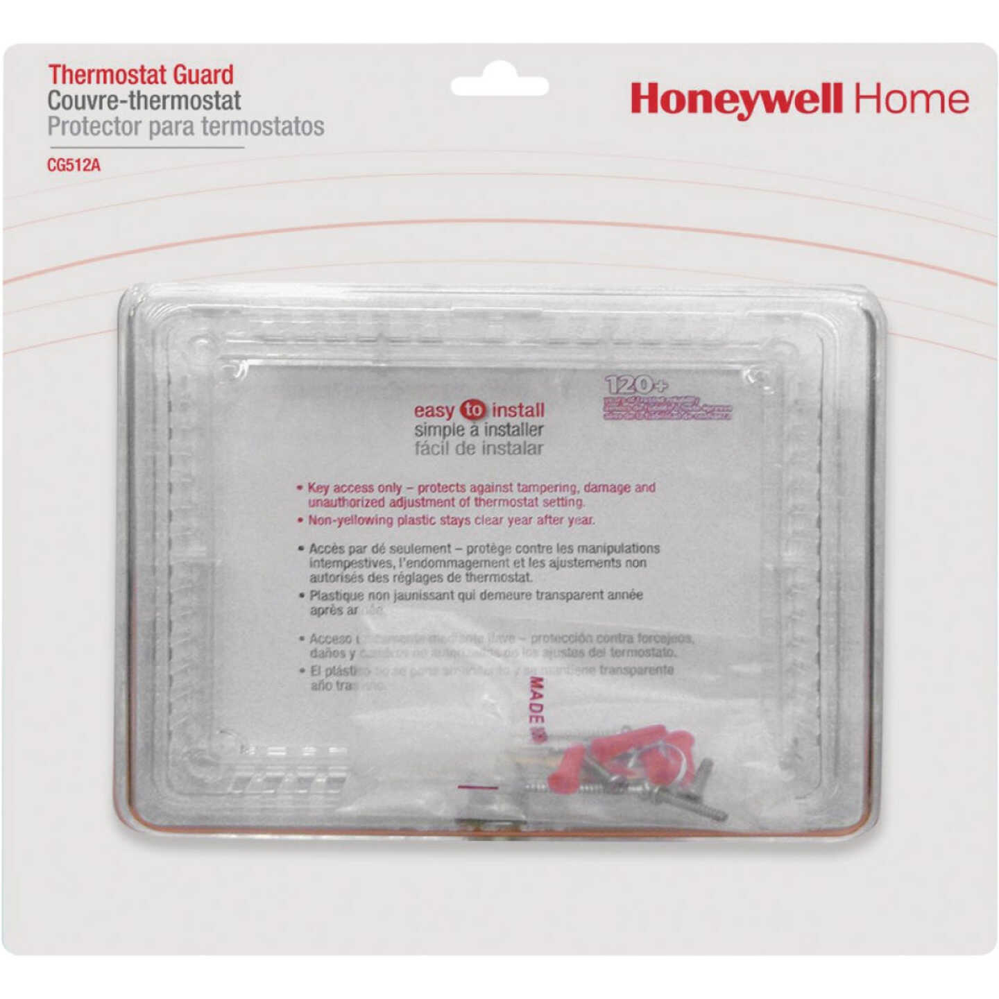 Honeywell Home Clear 9-3/4 In. 7-1/4 In. Thermostat Guard Image 1