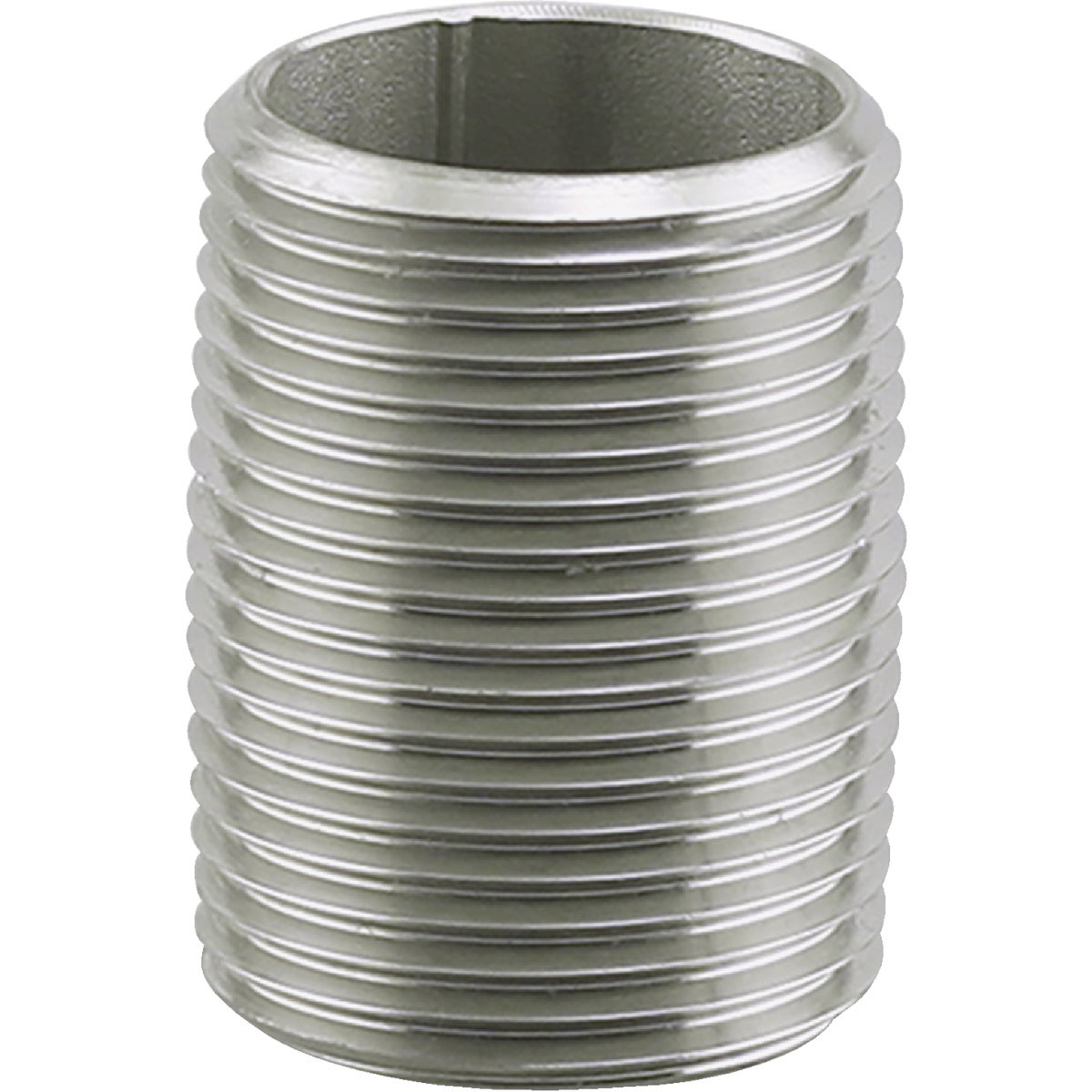 PLUMB-EEZE 3/4 In. MIP x Close Stainless Steel Nipple
