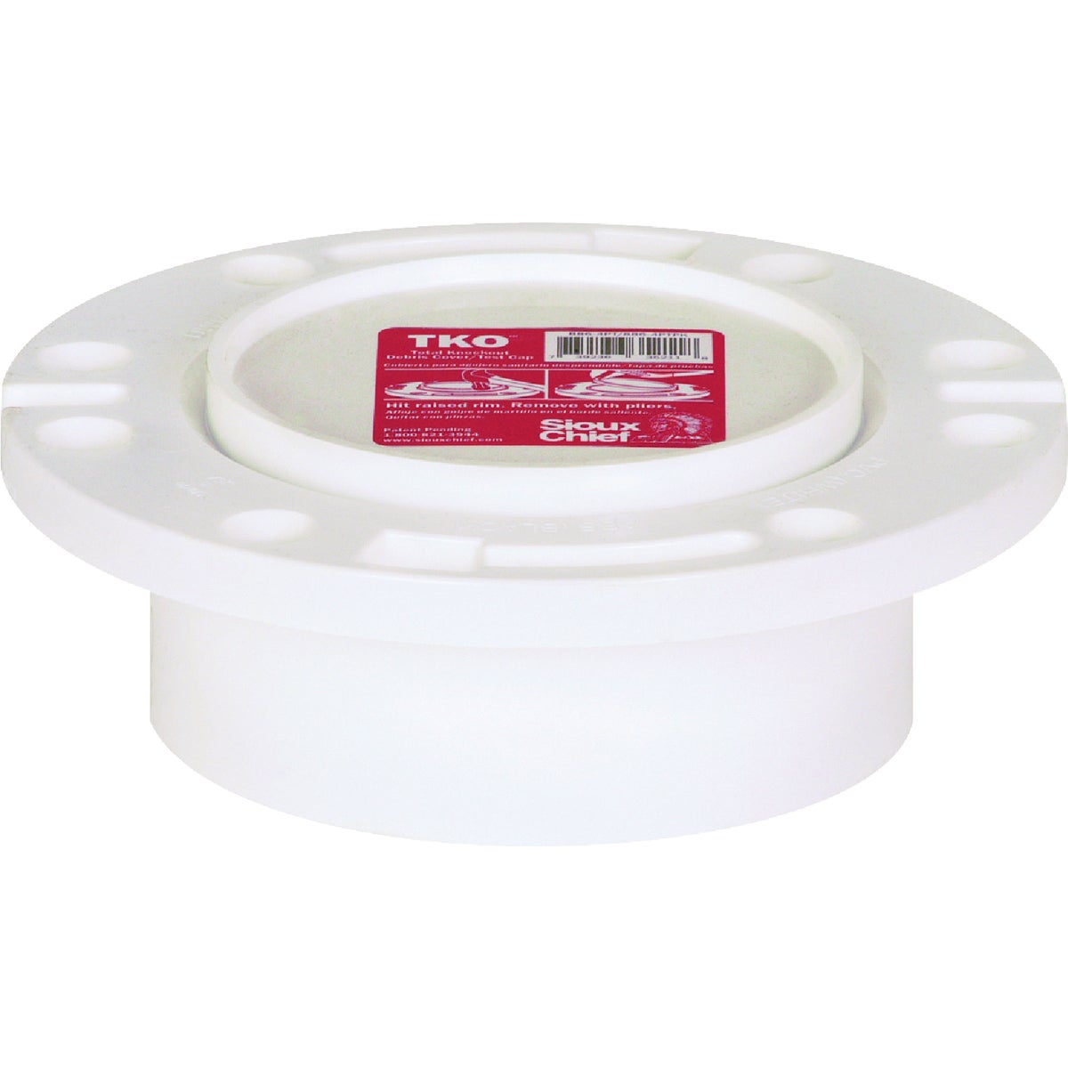 Sioux Chief 3 In. Hub/Inside 4 In. Schedule 40 DWV PVC Closet Flange Image 2