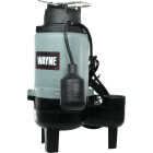 Wayne 1/2 H.P. Cast Iron Sewage Ejector Pump with Piggyback Tether Switch Image 3