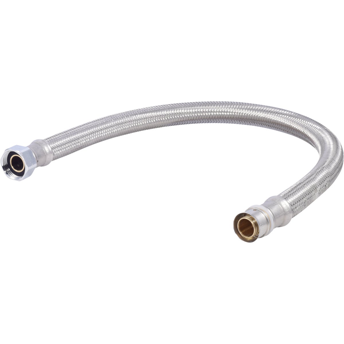 SharkBite 3/4 In. x 3/4 In.FIP x 18 In. PEX Press Stainless Steel Flex Connector