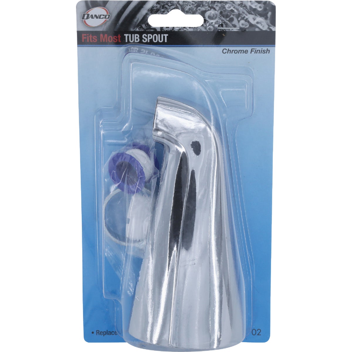 Danco 1/2 In. Slip-Fit Chrome Bathtub Spout Image 6