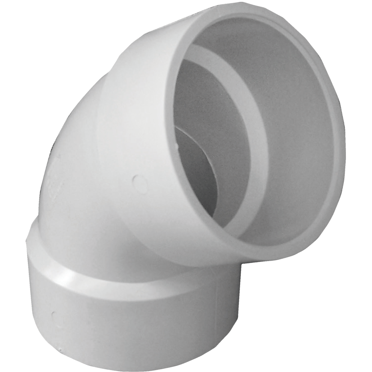 Charlotte Pipe 3 In. Schedule 40 60 Deg. DWV PVC Elbow (1/6 Bend)
