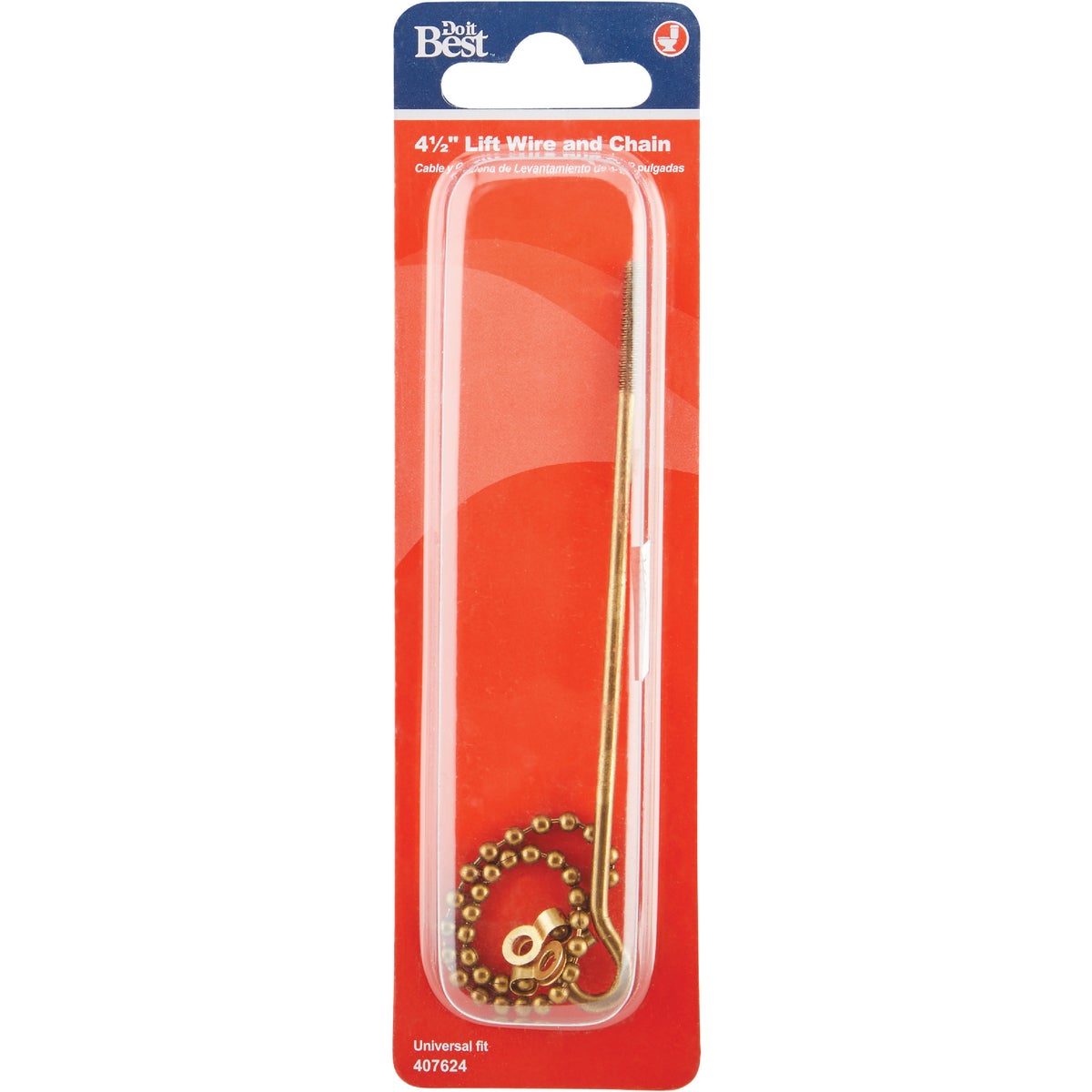 Do it Best 4-1/2 In. Brass Float Rod Image 2