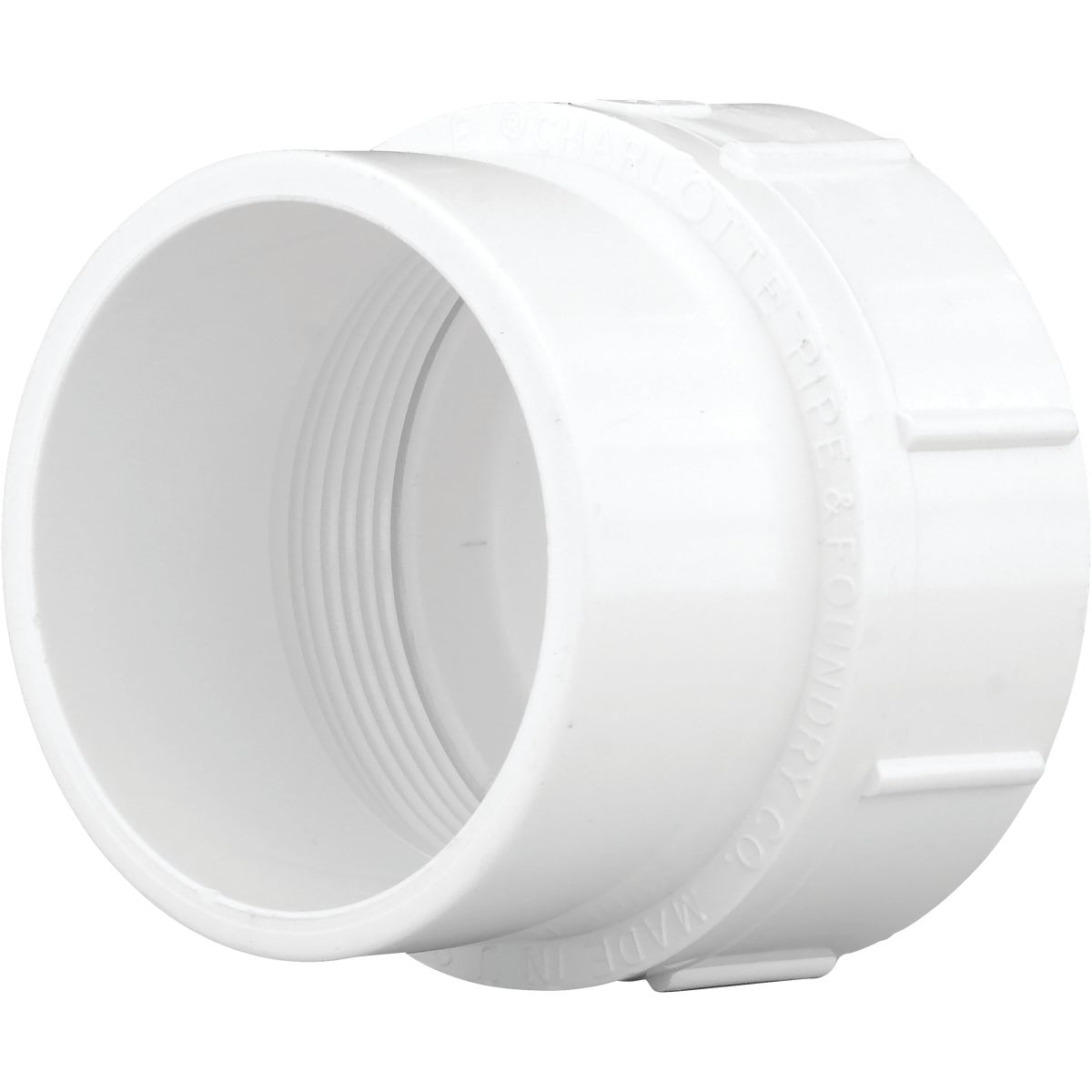 Charlotte Pipe 3 In. SPG x 3 In. FIP Schedule 40 DWV PVV Cleanout with Threaded Plug Image 1