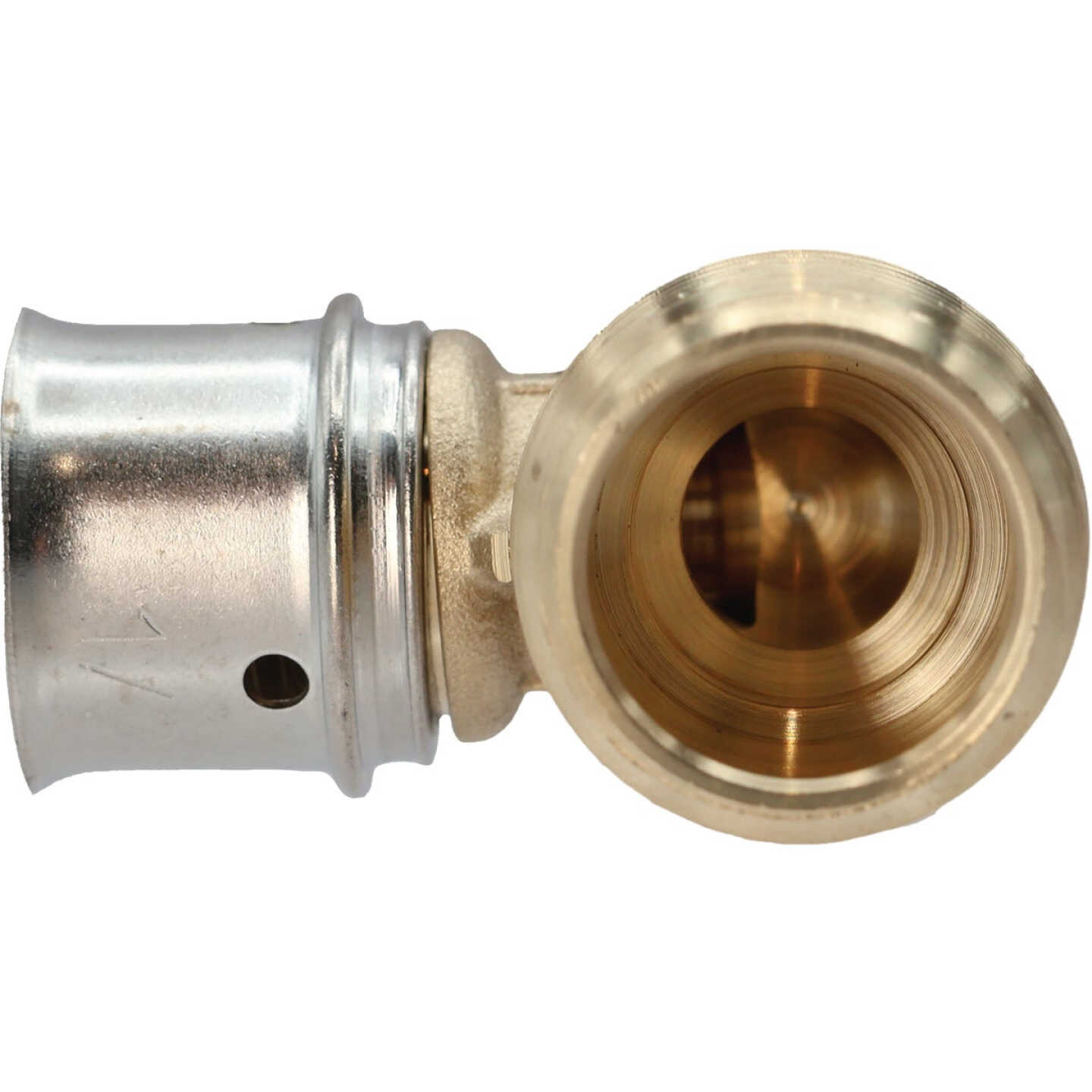 SharkBite 1/2 In. x 1/2 In. MNPT PEX Press Brass Adapter Elbow Image 4