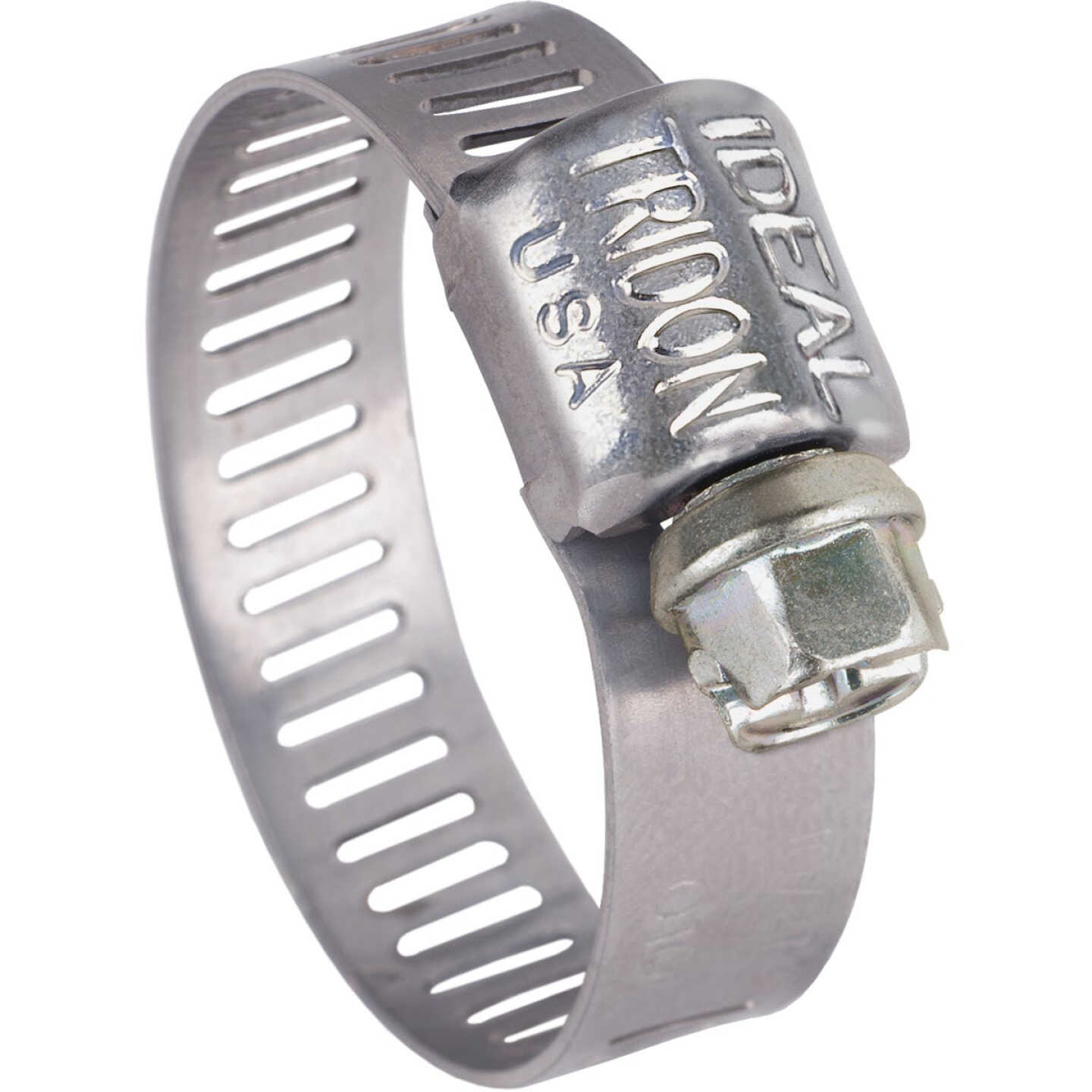 Ideal 5/16 In. - 5/8 In. All Stainless Steel Micro-Gear Hose Clamp Image 1