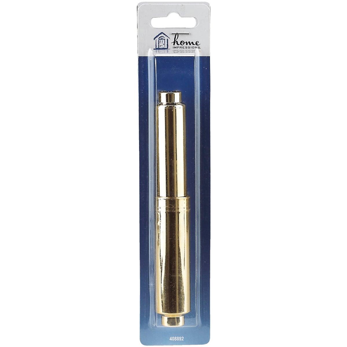 Home Impressions Polished Brass Plastic Toilet Paper Replacement Roller Image 3