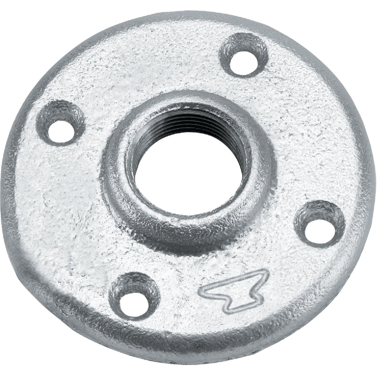 Anvil 1/2 In. Malleable Iron Galvanized Floor Flange Image 1