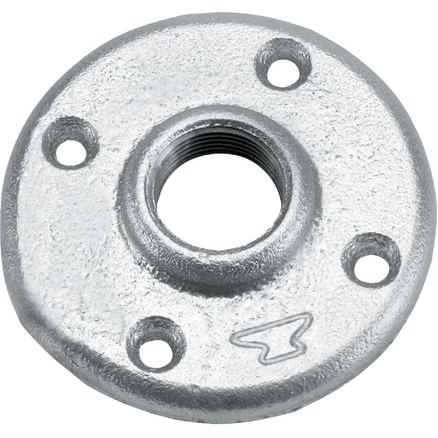Anvil 1/2 In. Malleable Iron Galvanized Floor Flange Image 1