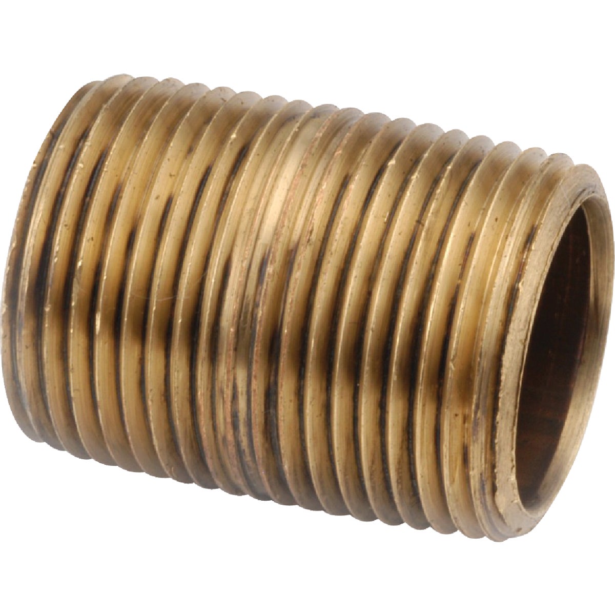 Anderson Metals 1/2 In. x Close Red Brass Nipple Image 1