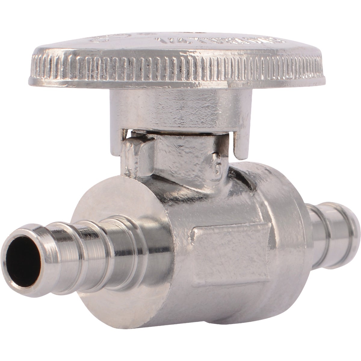 SharkBite 3/8 In. Barb PEX-B Quarter Turn Stop Straight Valve