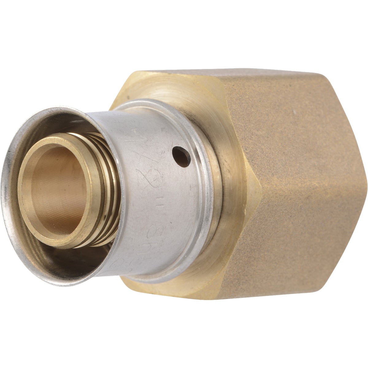 SharkBite 1/2 In. x 3/4 In. FNPT PEX Press Brass Adapter