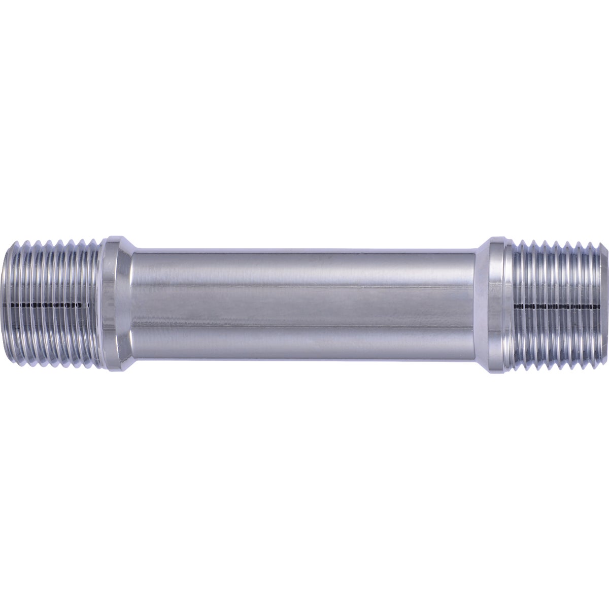 SharkBite 3/8 In. MIP x 3 In. Chrome-Plated Brass Pipe Nipple Image 3
