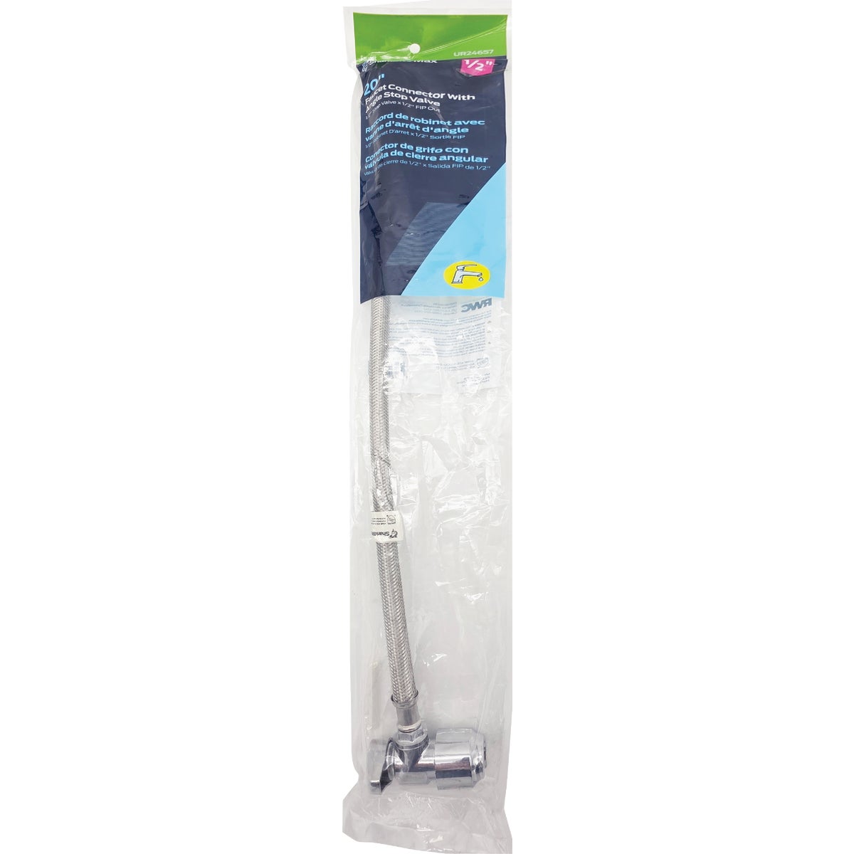 SharkBite 1/2 In. x 1/2 In. x 20 In. L Stainless Steel Faucet Connector Image 6