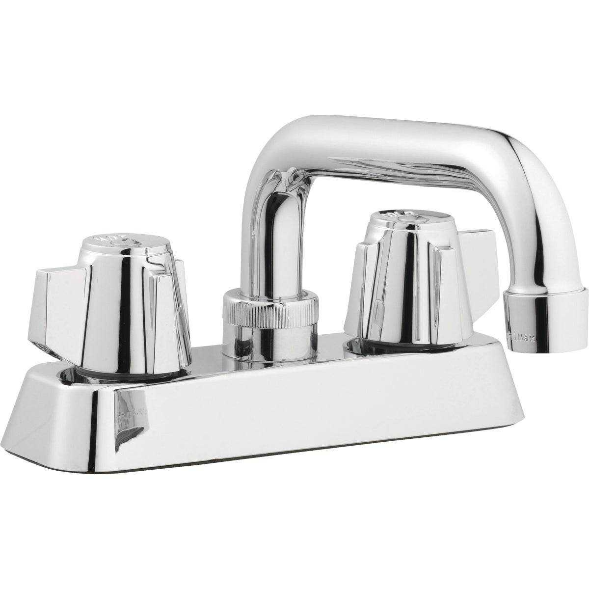 HomePointe 4 In. Chrome Centerset Laundry Faucet Image 1