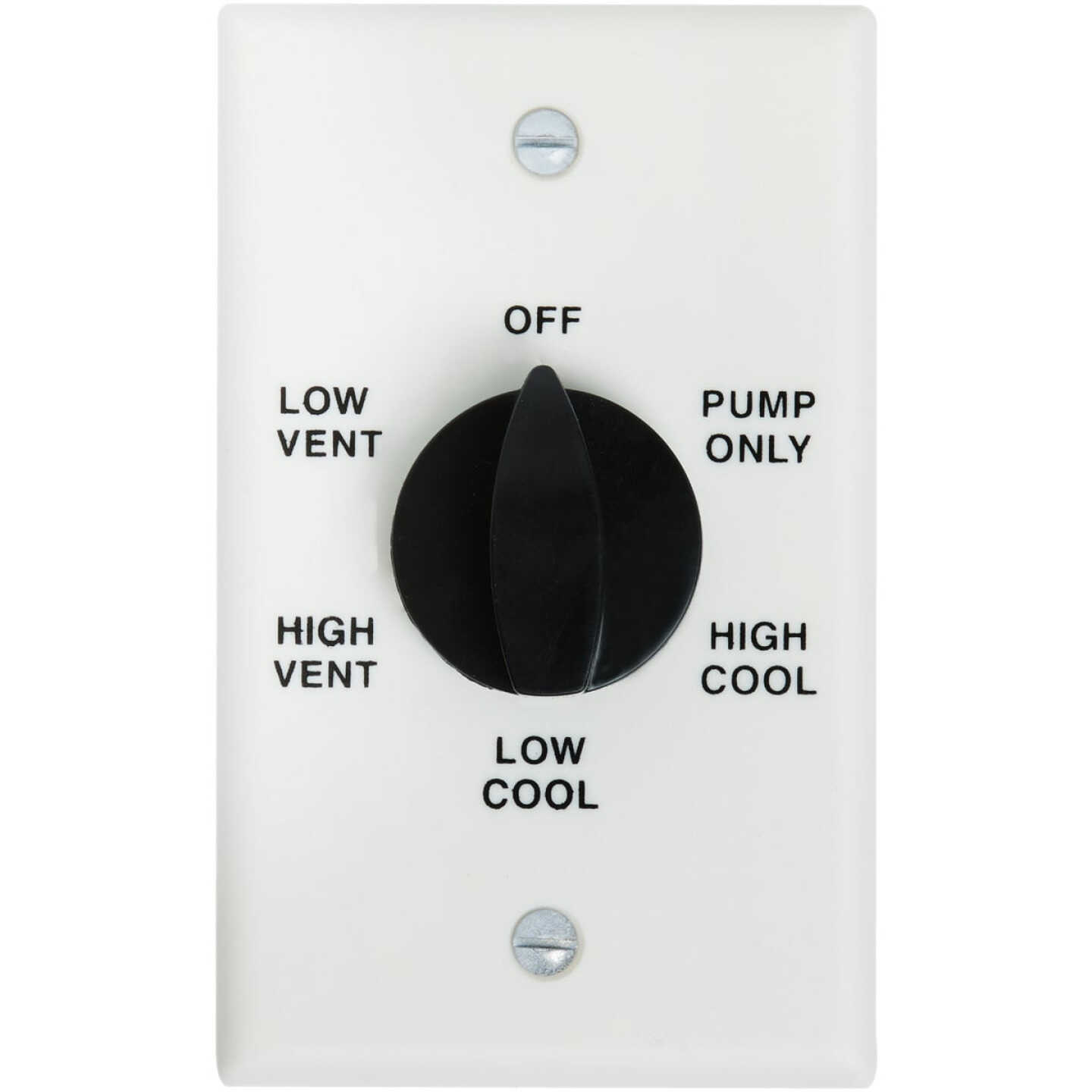 Dial Two-Speed Six-Position Plastic Rotary Switch Image 1