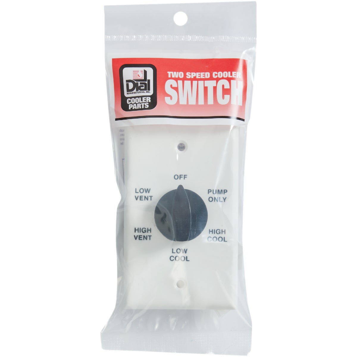 Dial Two-Speed Six-Position Plastic Rotary Switch Image 2