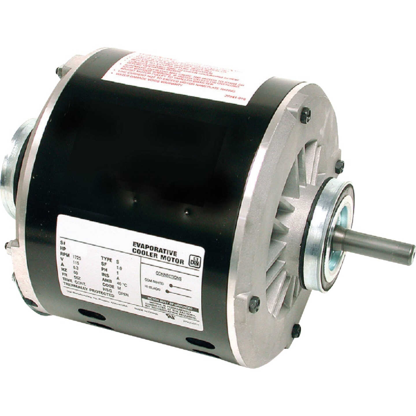Dial 1/3 HP 1-Speed Residential Replacement Cooler Motor Image 1