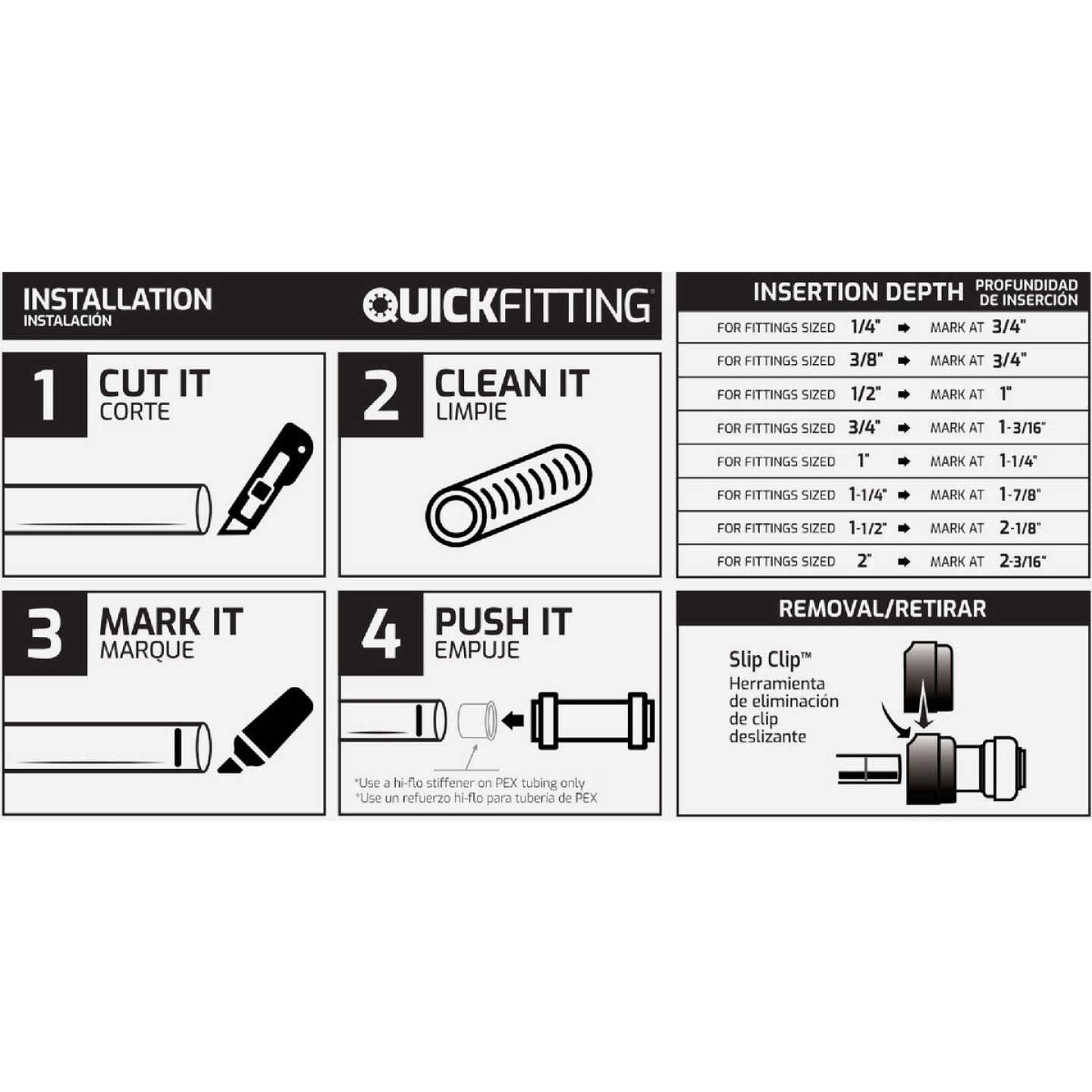 QuickFitting 3/4 In. Push-to-Connect x 3/4 In. FNPT Stainless Steel 90-Degree Elbow Image 2