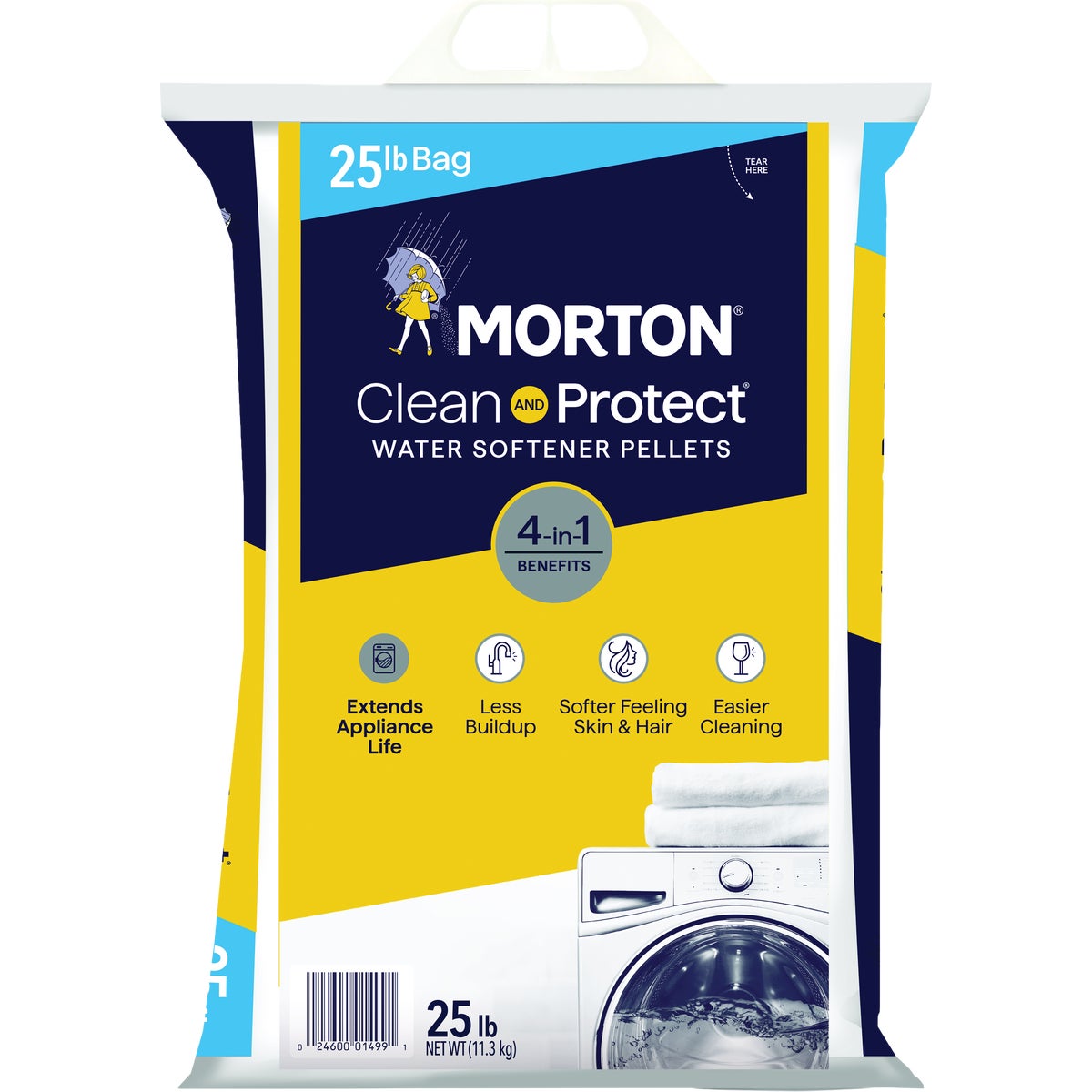 Morton Clean & Protect 25 Lb. Water Softener Salt Pellets